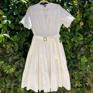 100% Cotton White Dress